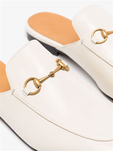 white gucci princetown|Gucci princetown mule beige.